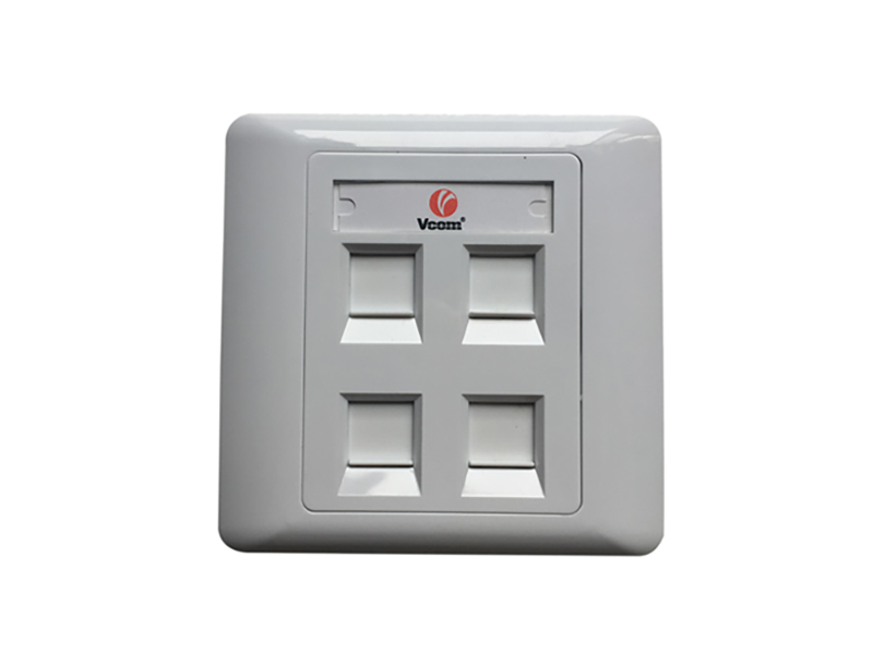 4-Port Wall Plate
