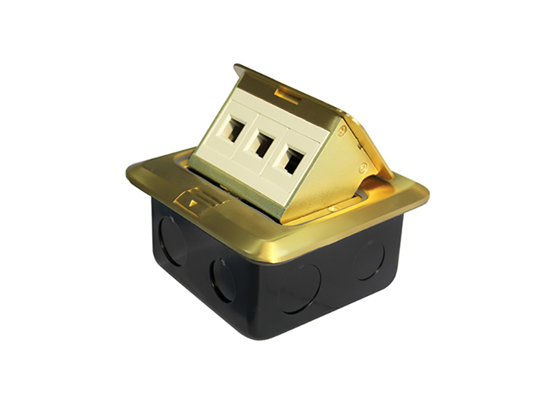 3-port Pop-up Floor USB Socket