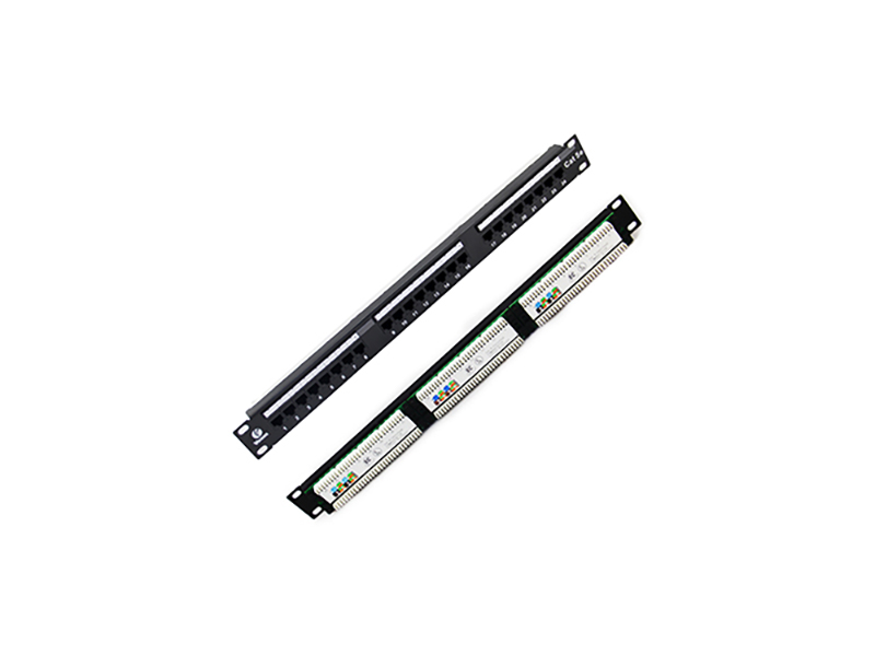 1U 19”24-port Cat5e Unshielded Patch Panel