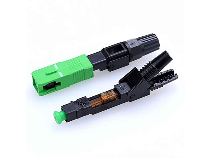 SC APC Fiber Optic Fast Connector