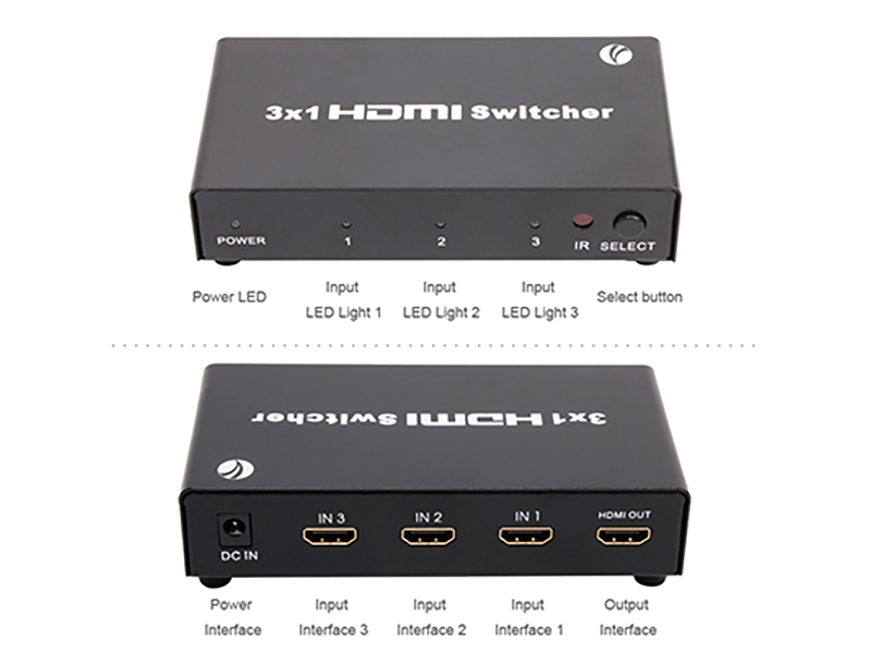 V1.4 HDMI SWITCH 3x1