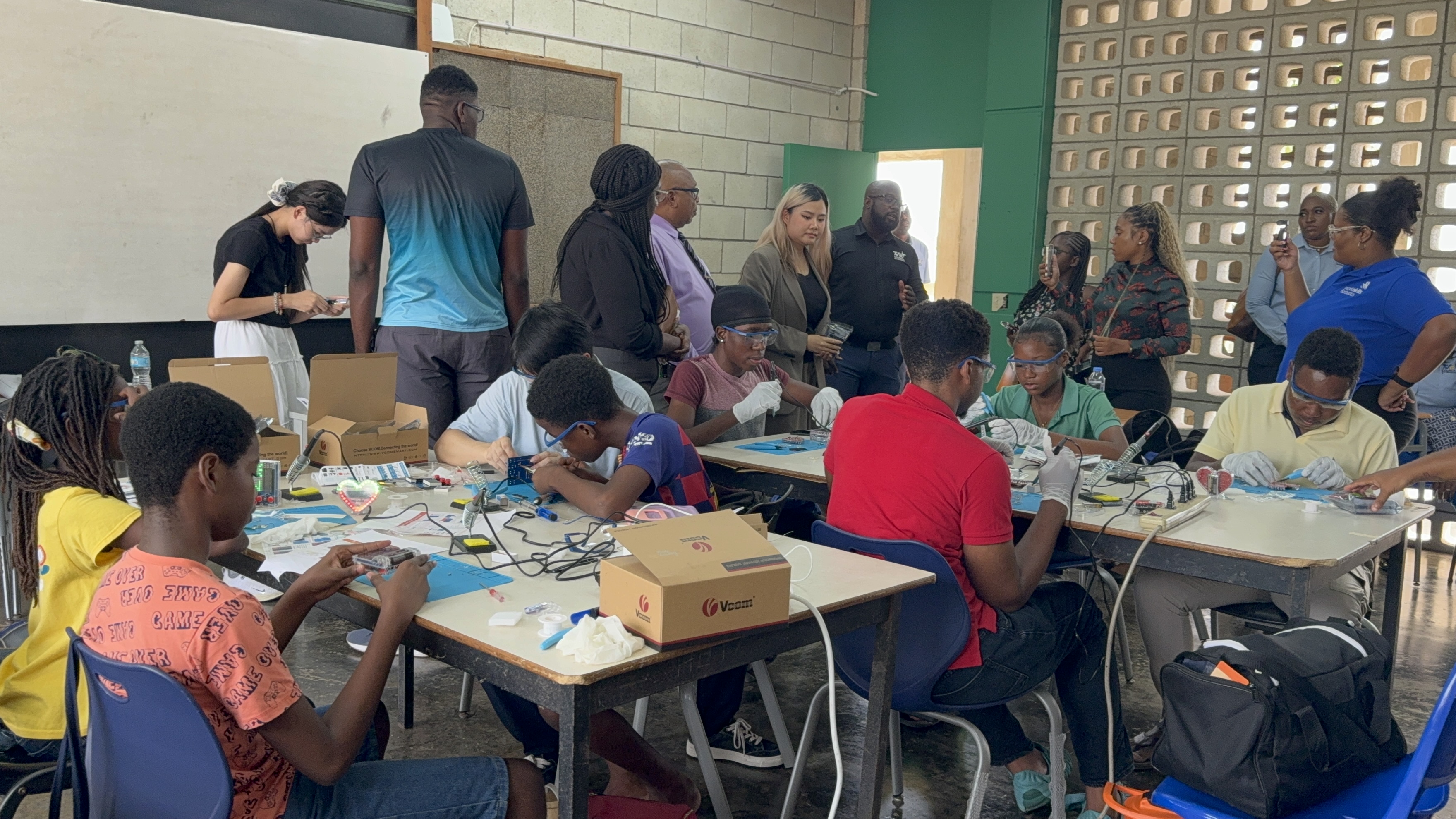 Illuminating Futures: VCOM Empowers Barbados Youth and Strengthens Vocational Training