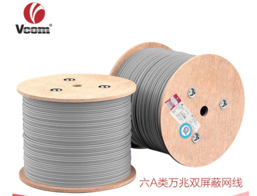 Category 6A Aluminum Foil + Braided Shielded Twisted Pair Cable
